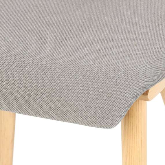 Стул Yard светлое дерево с серым сиденьем