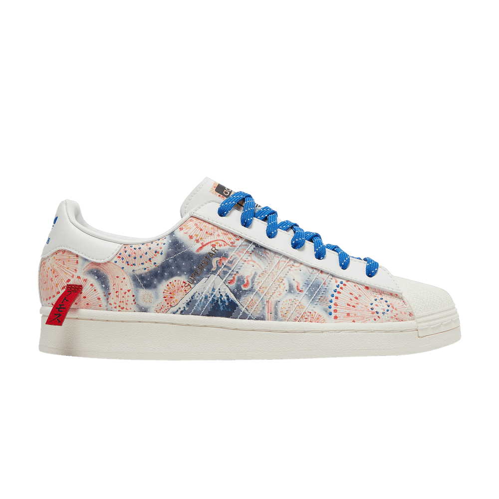 Кроссовки Atmos X Three Tides Tattoo X Adidas Originals Superstar "Mt. Fuji"
