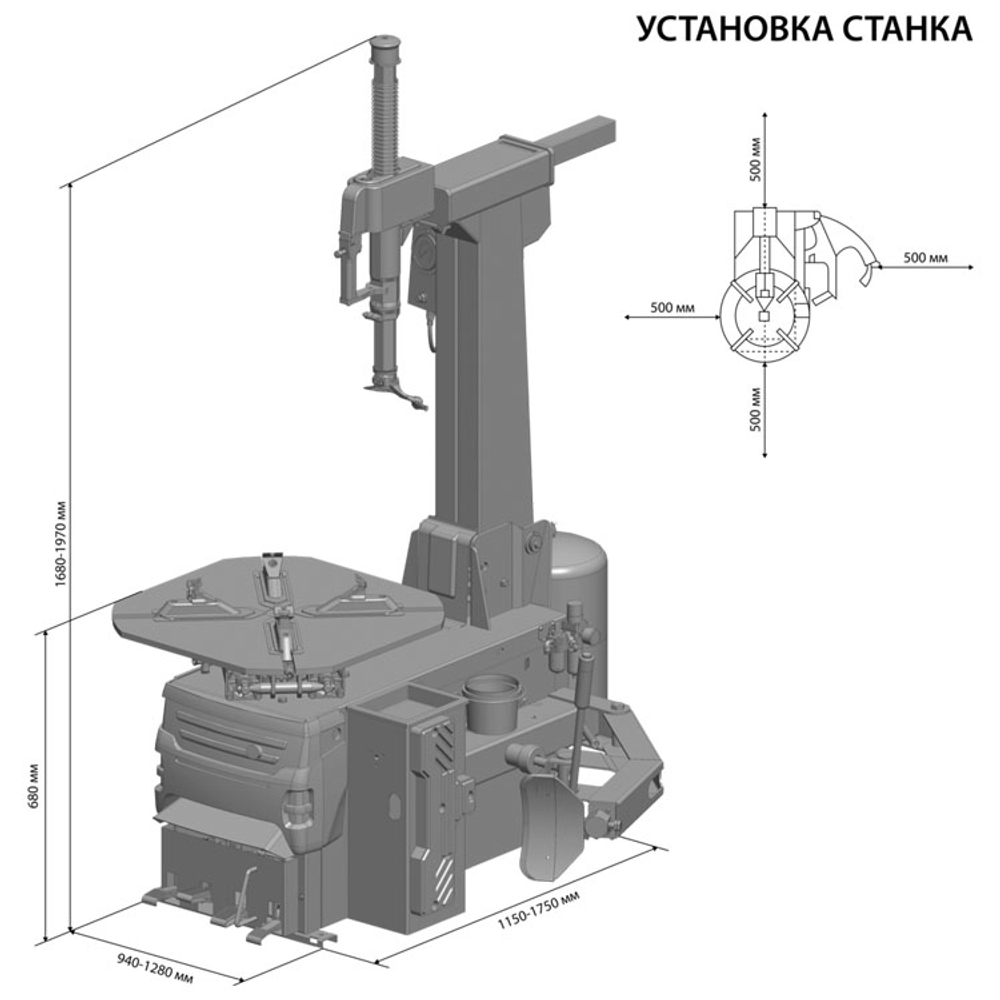 SIVIK КС-404А Про Автоматический шиномонтажный станок, 380 В