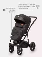 Коляска  AICON Ecco (2 в 1) 01 черный