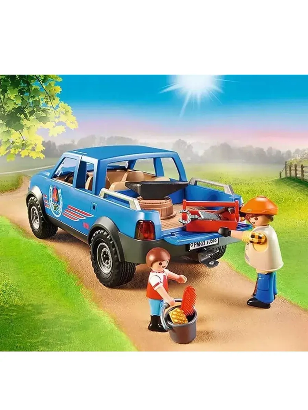 Набор Мобильный кузнец на джипе Playmobil 70518