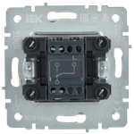 BRITE Выключатель 1-клавишный проходной 10А ВС10-1-6-БрБ белый IEK