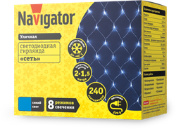 Гирлянда Navigator 61 856 NGF-N01-240B-12-2x1.5m-230-TR-IP44