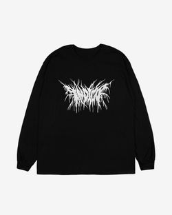 Лонгслив White Metal черный