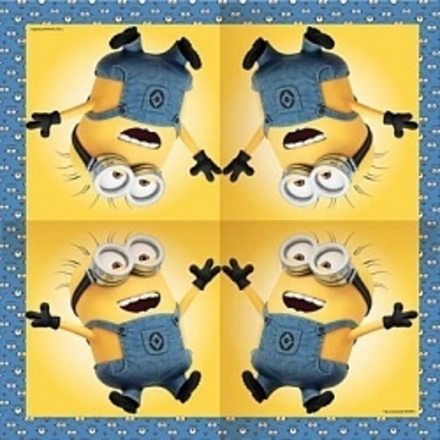Салфетки бумажные Миньоны 20шт.