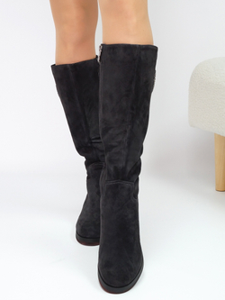 Сапоги женские зимние натуральная замша