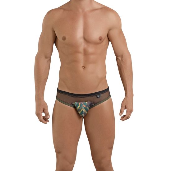 Мужские трусы джоки зеленые Clever Moda Uptown Boy Jockstrap 301510