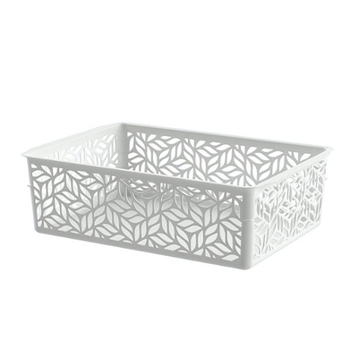 Корзинка универсальная "Linden" 2л, 230х160х70мм (светло-серый)