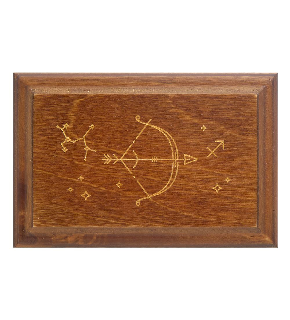 GAEM Art JW-12/07 Шкатулка деревянная «Знак Зодиака - Стрелец»