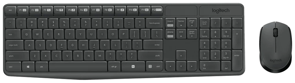 Комплект клавиатура + мышь Logitech MK235 Wireless Keyboard and Mouse