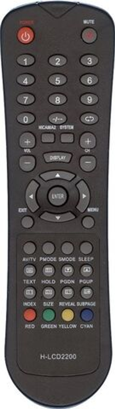Пульт H-LCD2200 (H-LCD1509) для Hyundai/ Supra / Akai