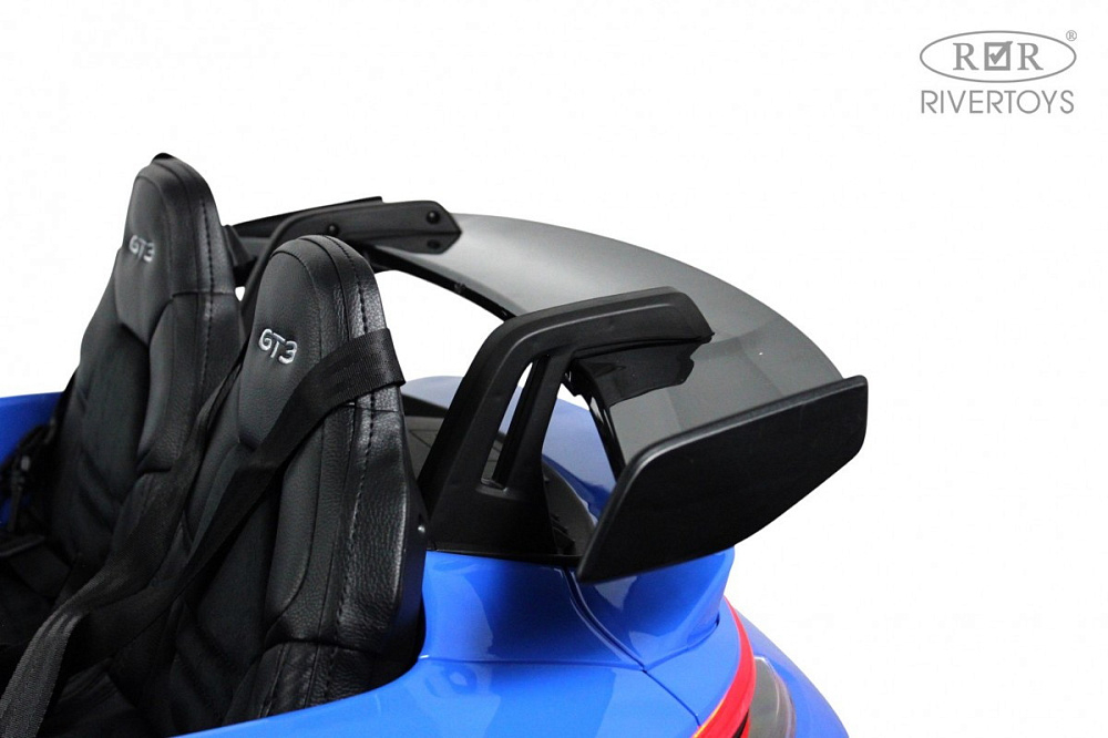 Детский электромобиль RiverToys Porsche 911 GT3 Y911YY Y911YY-BLUE-GLANEC/синий глянец