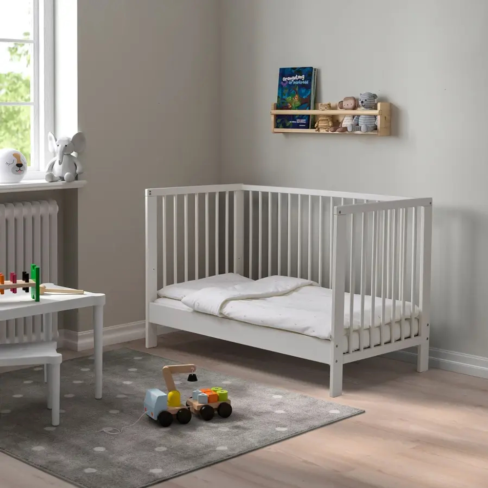 Кровать для новорожденных - IKEA GULLIVER, 60x120 см, белый, ГУЛЛИВЕР ИКЕА