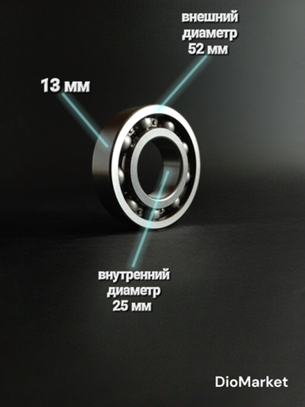 Подшипник коленвала sc05a51 52x25x13 сузуки сепия AD50