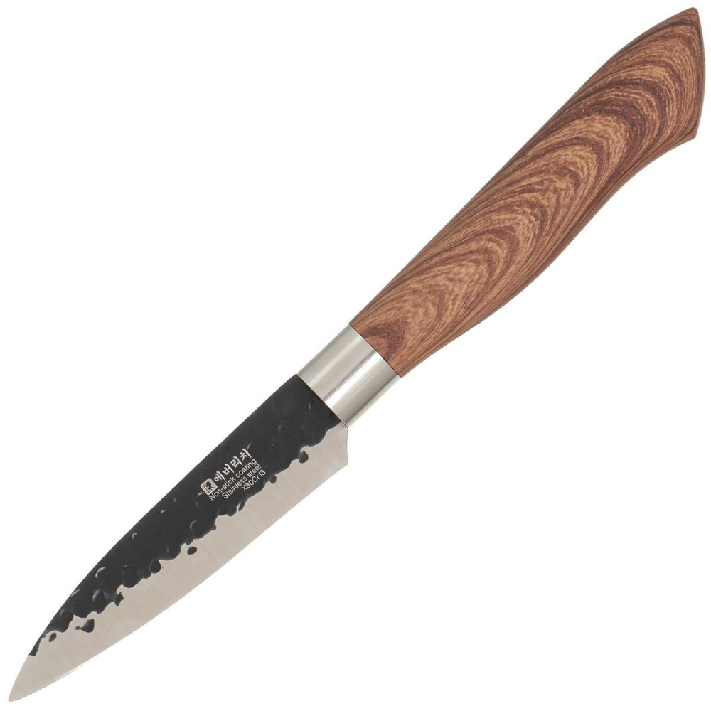 Набор ножей 6 пр, в кор, сталь, рук пласт, Дерево, Y189