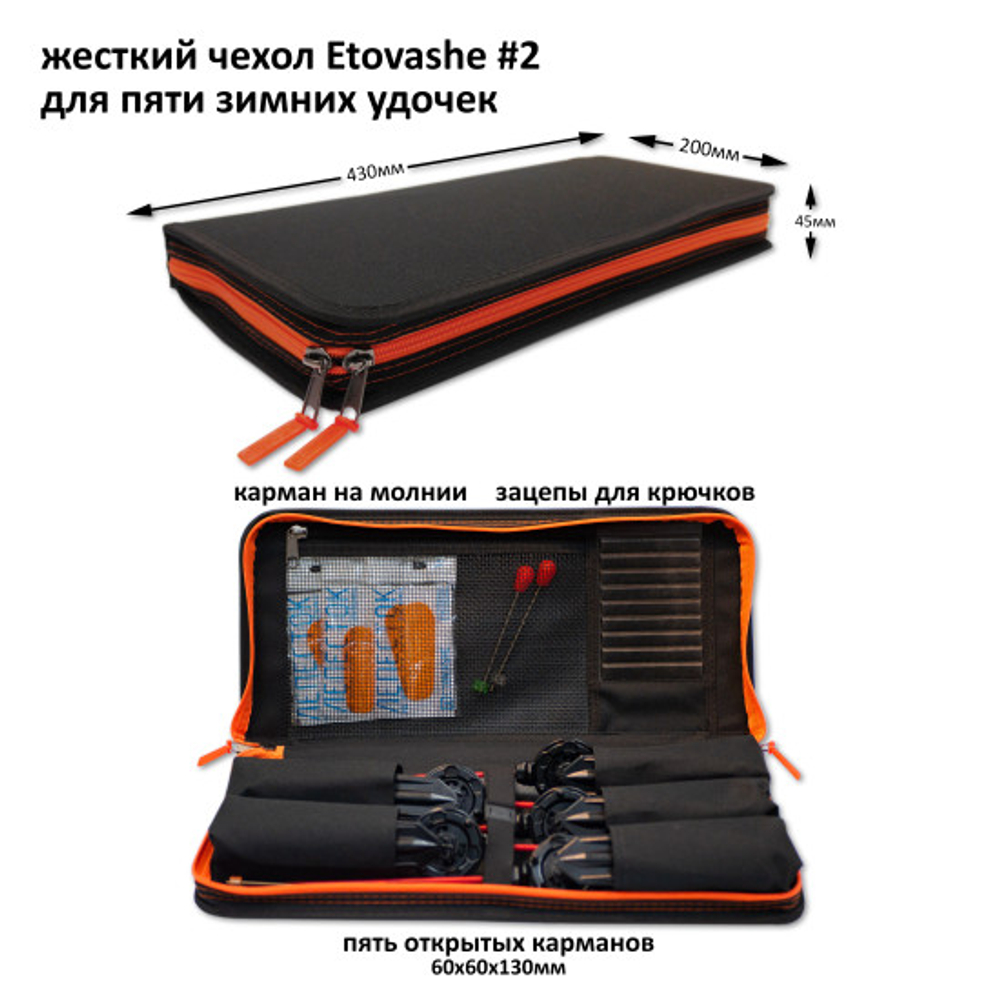 Набор из 5 удочек "ЭтоВаше"(Etovashe)