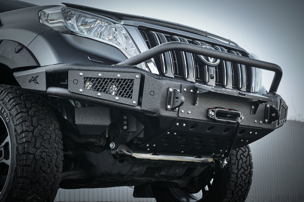 Бампер силовой передний BMS ALFA для Тойота Прадо 150 2009-2017