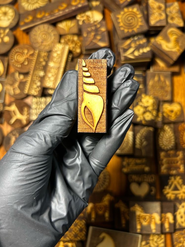 Деревянный штамп 030 (5x2 см)