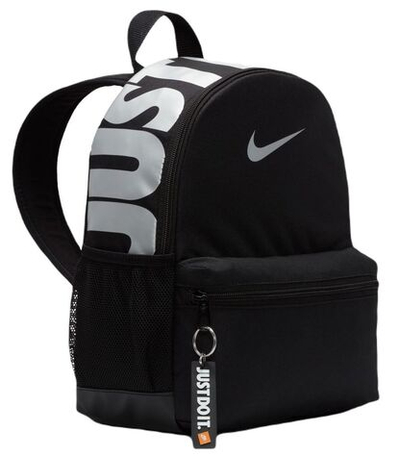 Рюкзак теннисный Plecak Nike Brasilia JDI Mini Backpack - black/metallic silver