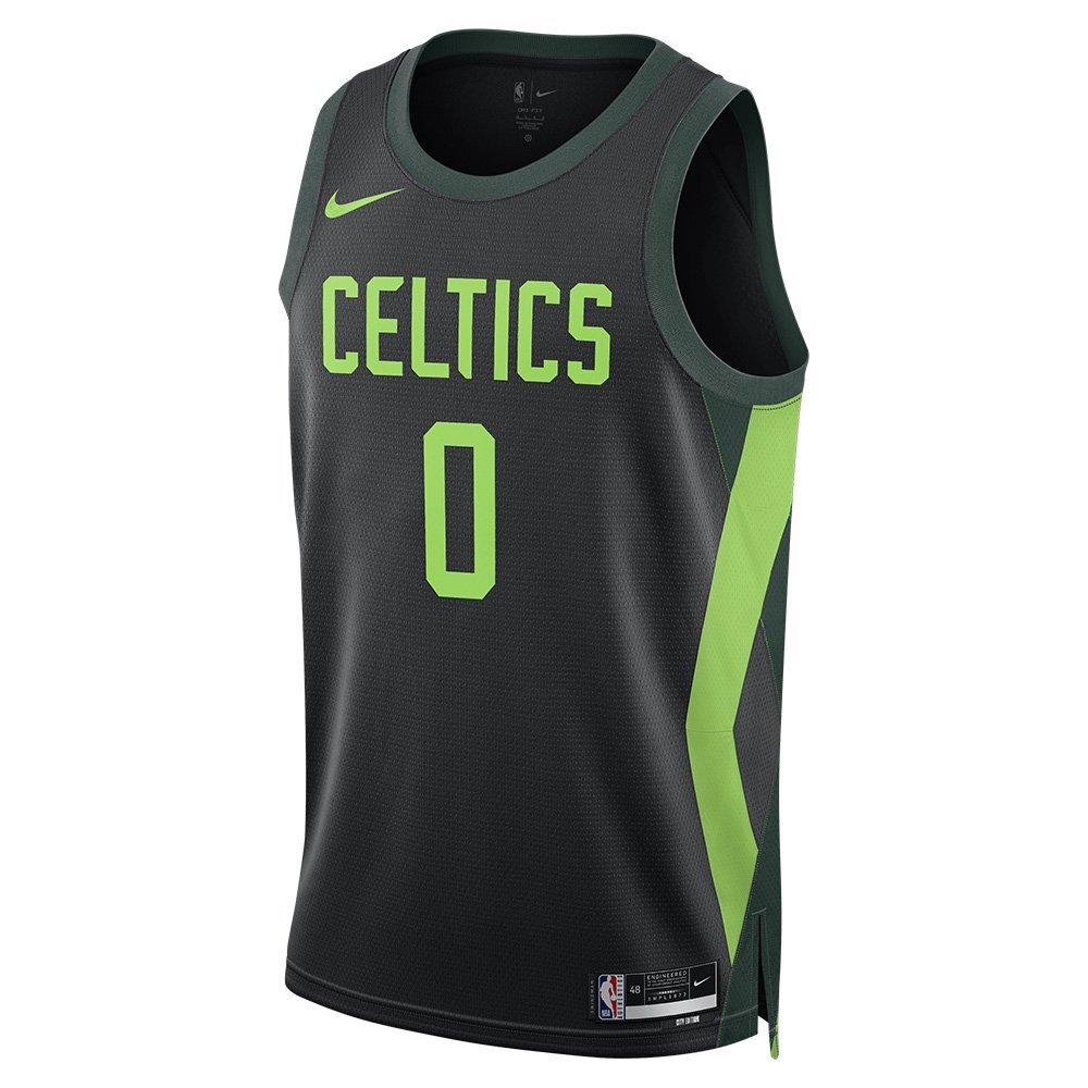 Футболка Nike NBA 2024/25 City Edition Swingman Boston Celtics Jayson Tatum Black Jersey