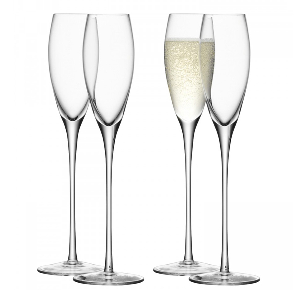 Набор бокалов для шампанского wine, 160 мл, 4 шт.