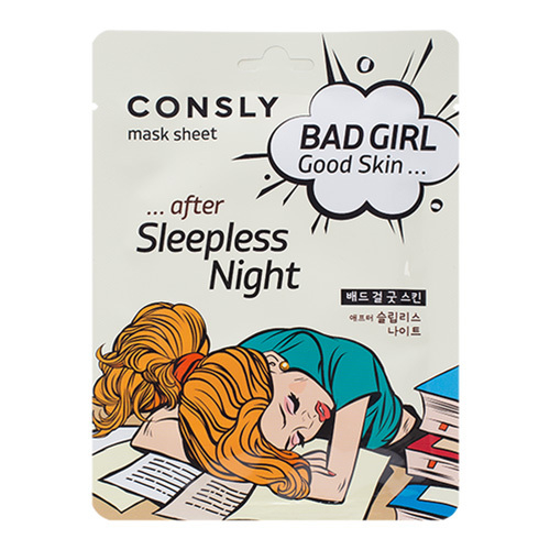 Тканевая маска после бессонной ночи Consly Bad Girl Good Skin After Sleepless Night Mask Sheet 5шт