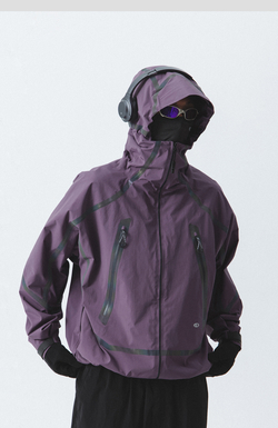 Куртка Nothomme Blue "Lightbringer" Outdoor Mountaineering Reflective Waterproof and Protective Triple-Defense Jacket