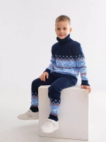 Свитер вязаный с горлом