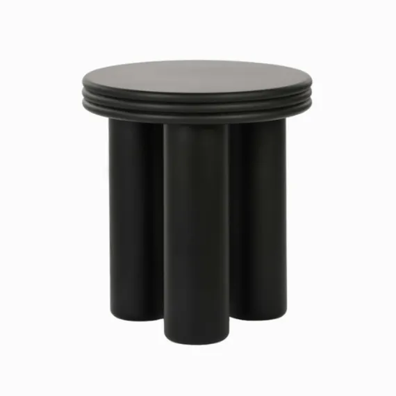 Кофейный стол Lador Ø40х44 см, черный матовый