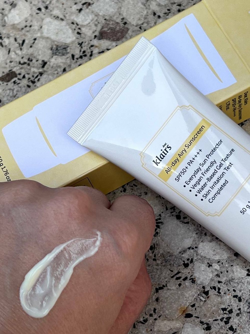 DEAR, KLAIRS Солнцезащитный крем All-day Airy Sunscreen SPF50+PA++++ (50мл). (срок годности до 02.05.2026)