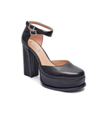 Кожаные туфли на танкетке naira 05 Liu Jo - черный(SF4161 P0062)