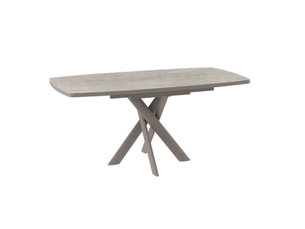 Стол Мебвилл Эдж, 110 бежевый камень-HPL/Капучино