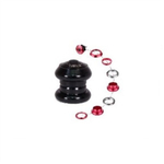 Рулевая колонка MIXIEER 1-1/8"-1/5", безрезьбовая, EC 34/28.6 EC 34/30, подшипники 41.8х45х45, с якорем, высота 30мм, черная