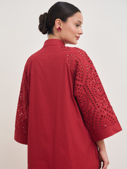 Платье кимоно ажурное