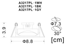 Точечный встраиваемый светильник Arte Lamp