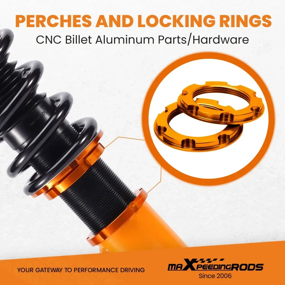 Coilover Kit подходит для автомобиля BMW 3 Convertible (E93) (2006-2013) RWD Shocks and Coil Spring Adj. Height lowering kit