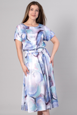 Платье женское 3989зп, Абстракция #110Аб053989зп