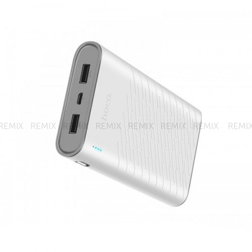 Внешний аккумулятор 20000mAh 2USB 2.1A HOCO B31 Rege (White)
