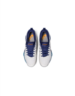 ASICS, Blast FF 3, Handball, WHITE/DEEP OCEAN, MEN, US 7 /EUR 40 /UK 6 /СМ 25,25