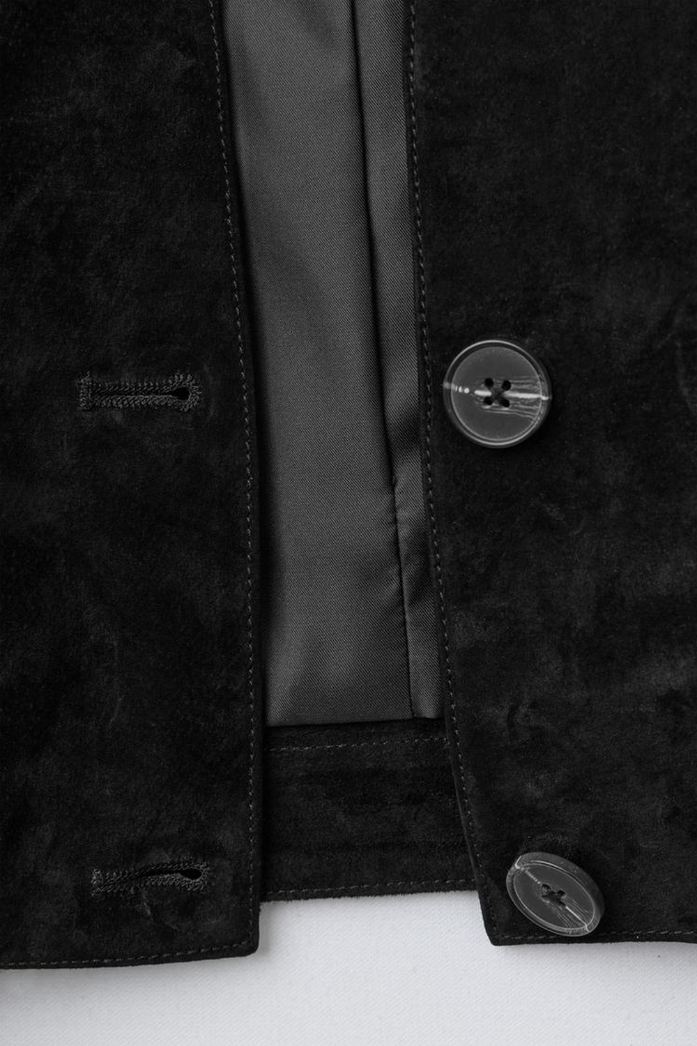 ZARA КУРТКА ИЗ 100% КОЖИ, ЧЕРНЫЙ