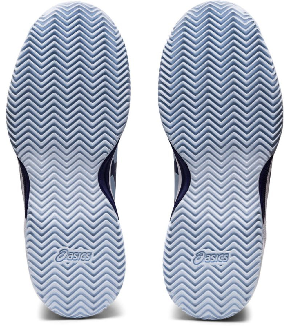 детские Кроссовки теннисные Asics Gel-Resolution 8 Clay GS - soft sky/dive blue