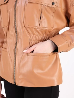 Кожаная куртка осенняя