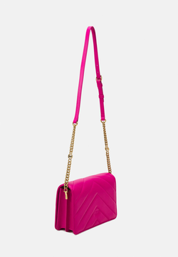 CLASSIC LOVE BAG CLICK BIG CHEVRON – pink