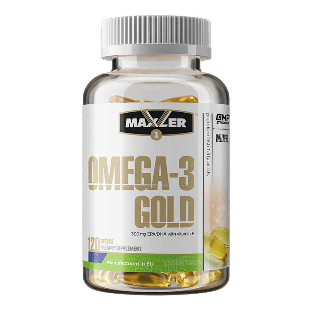 Maxler Omega-3 Gold 120 гелевых капсул
