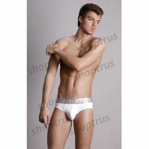 Мужские трусы брифы белые Calvin Klein Brief Steel White