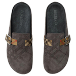 Burberry Urchin Closed Toe Slippers Men"s Gray