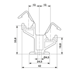 0404460 - ABN 2/SS - Oпорная стойка