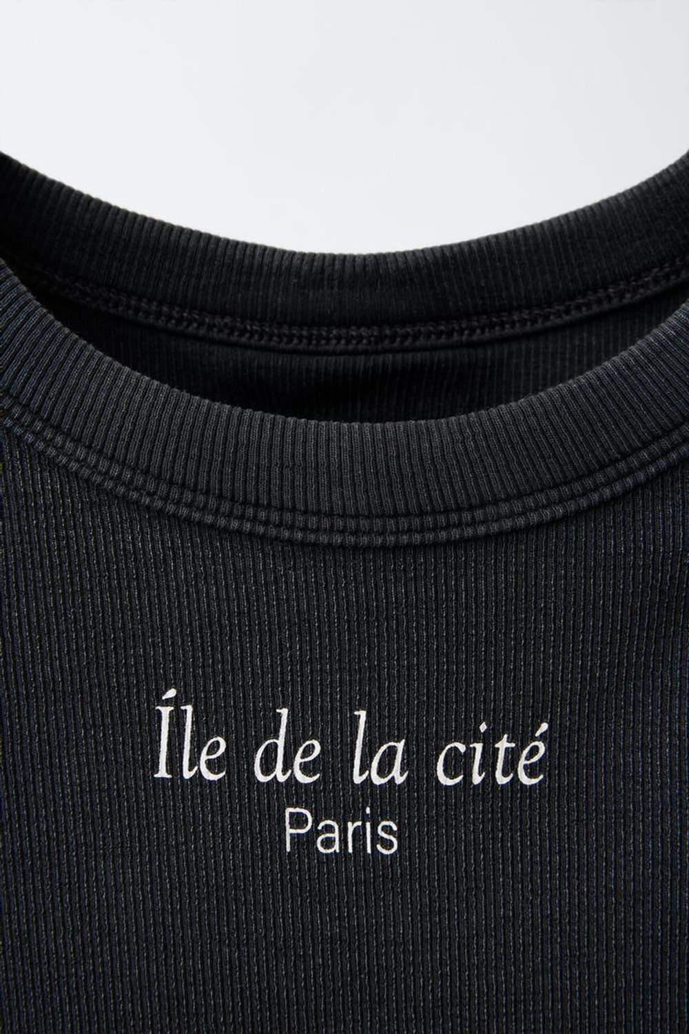 ZARA ПЛАТЬЕ В РУБЧИК В ПОЛОСКУ, АНТРАЦИТОВО-СЕРЫЙ