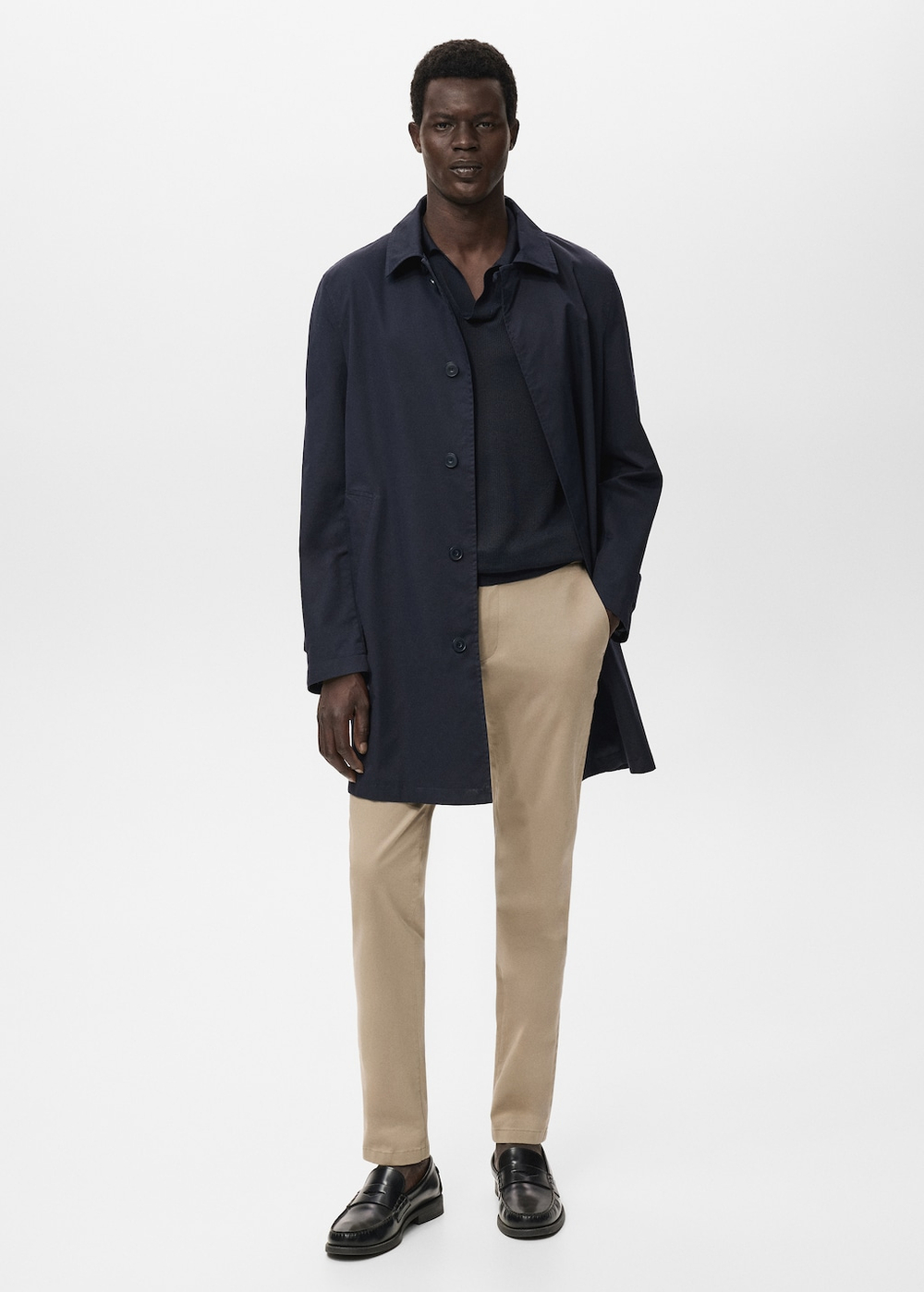 Брюки чинос Barna slim fit из саржи