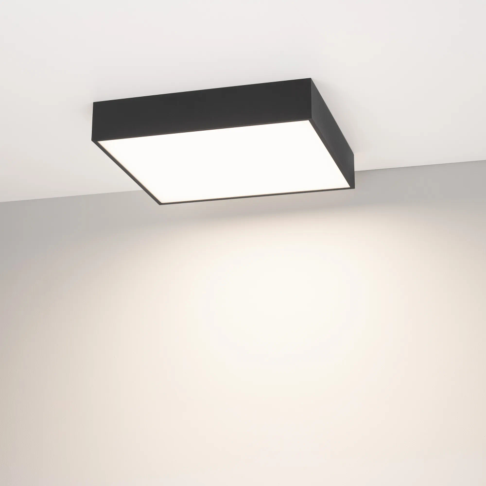 Светильник IM-QUADRO-EMERGENCY-3H-S350x350-33W Day4000 (BK, 120 deg, 230V) (Arlight, IP40 Металл, 2 года) 041011
